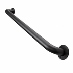 Steel Handrail – Wall Mounted – 1.5 Round – Grab Bar Return