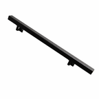 Steel Handrail – Wall Mounted – 1.5 – Square Straight Cut