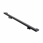 Steel Handrail – Wall Mounted – 2x1 – Square Wall Return